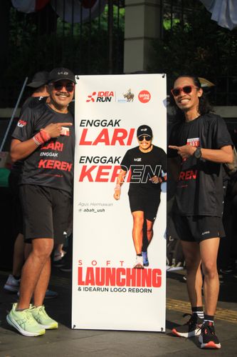 Race photo from Soft Launching Buku "Enggak Lari, Enggak Keren" & IdeaRun