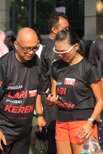 Race photo from Soft Launching Buku "Enggak Lari, Enggak Keren" & IdeaRun