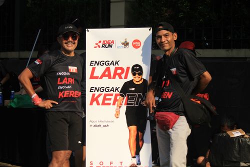 Race photo from Soft Launching Buku "Enggak Lari, Enggak Keren" & IdeaRun