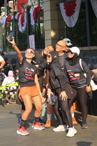Race photo from Soft Launching Buku "Enggak Lari, Enggak Keren" & IdeaRun