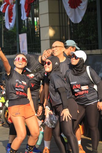 Race photo from Soft Launching Buku "Enggak Lari, Enggak Keren" & IdeaRun