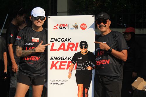 Race photo from Soft Launching Buku "Enggak Lari, Enggak Keren" & IdeaRun