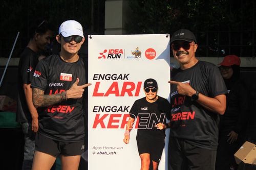 Race photo from Soft Launching Buku "Enggak Lari, Enggak Keren" & IdeaRun