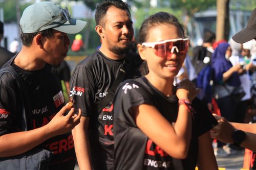 Race photo from Soft Launching Buku "Enggak Lari, Enggak Keren" & IdeaRun