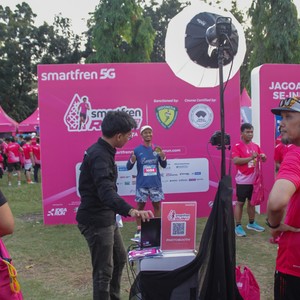 Race photo from SMARTFREN RUN 2026