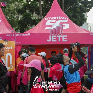 Race photo from SMARTFREN RUN 2026