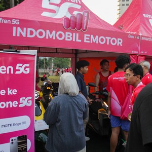 Race photo from SMARTFREN RUN 2026