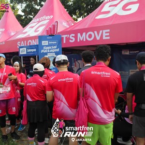 Race photo from SMARTFREN RUN 2026