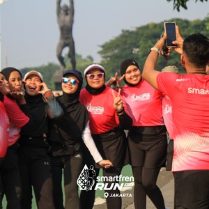 Race photo from SMARTFREN RUN 2026 VIBES