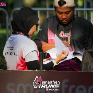 Race photo from SMARTFREN RUN 2026