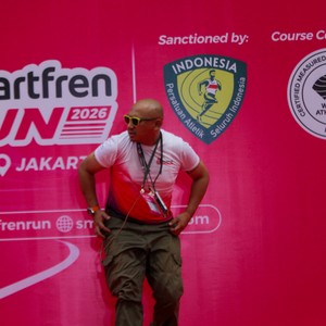 Race photo from SMARTFREN RUN 2026