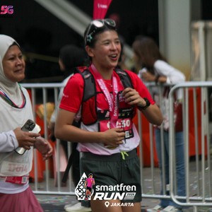 Race photo from SMARTFREN RUN 2026