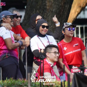 Race photo from SMARTFREN RUN 2026