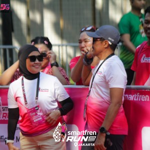 Race photo from SMARTFREN RUN 2026