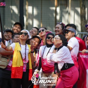 Race photo from SMARTFREN RUN 2026