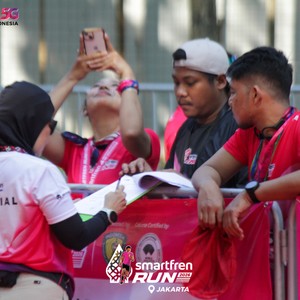 Race photo from SMARTFREN RUN 2026