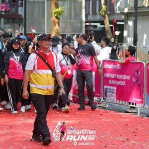 Race photo from SMARTFREN RUN 2026