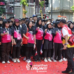 Race photo from SMARTFREN RUN 2026