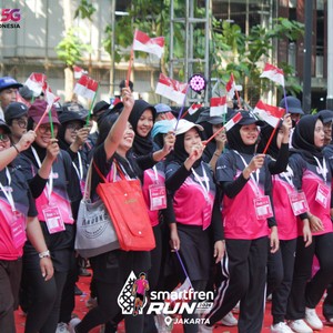 Race photo from SMARTFREN RUN 2026