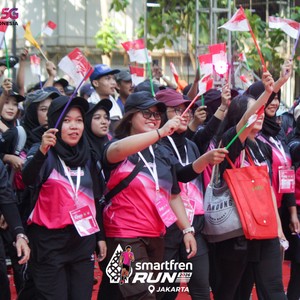 Race photo from SMARTFREN RUN 2026