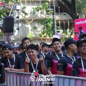 Race photo from SMARTFREN RUN 2026