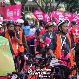 Race photo from SMARTFREN RUN 2026