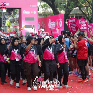 Race photo from SMARTFREN RUN 2026