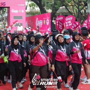 Race photo from SMARTFREN RUN 2026