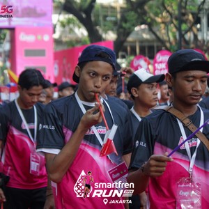 Race photo from SMARTFREN RUN 2026