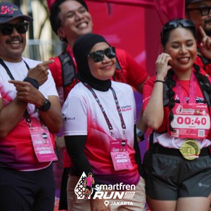 Race photo from SMARTFREN RUN 2026