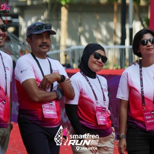 Race photo from SMARTFREN RUN 2026