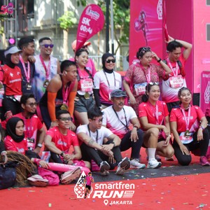 Race photo from SMARTFREN RUN 2026
