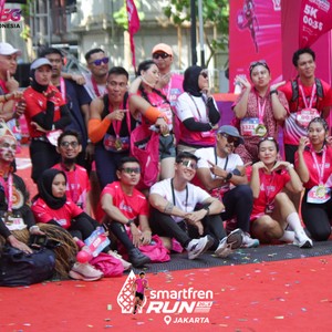 Race photo from SMARTFREN RUN 2026