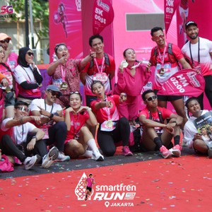 Race photo from SMARTFREN RUN 2026