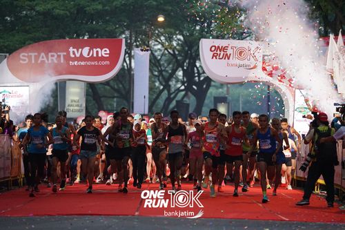 Race photo from ONE RUN 10 K