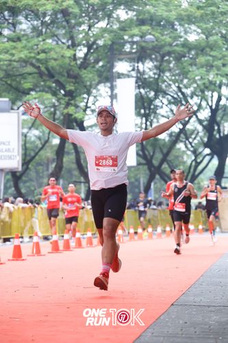 Race photo from ONE RUN 10K 2025