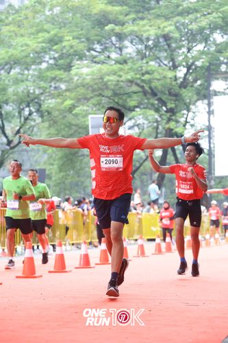 Race photo from ONE RUN 10K 2025