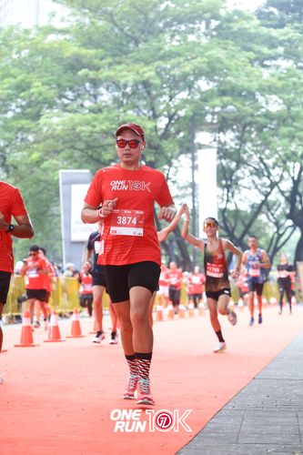 Race photo from ONE RUN 10K 2025