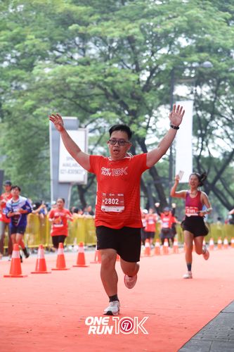 Race photo from ONE RUN 10K 2025