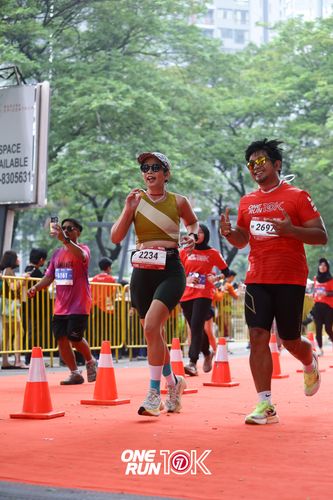 Race photo from ONE RUN 10K 2025