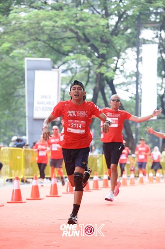 Race photo from ONE RUN 10K 2025