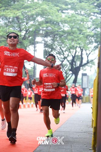 Race photo from ONE RUN 10K 2025