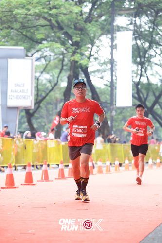 Race photo from ONE RUN 10K 2025