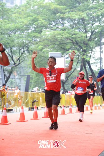 Race photo from ONE RUN 10K 2025