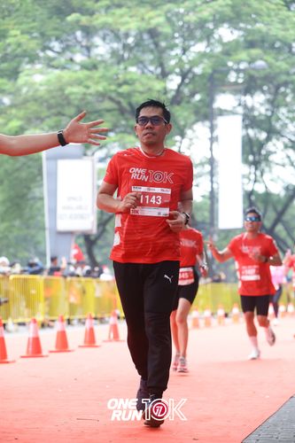 Race photo from ONE RUN 10K 2025