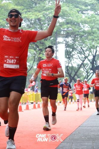 Race photo from ONE RUN 10K 2025