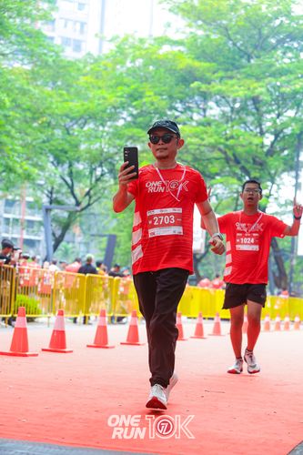 Race photo from ONE RUN 10K 2025