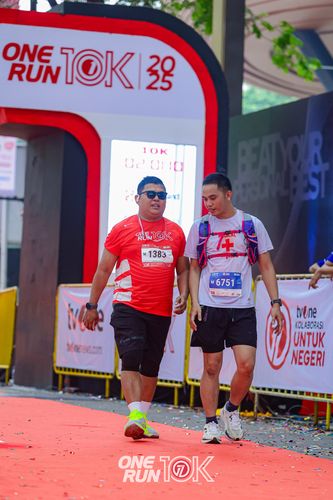 Race photo from ONE RUN 10K 2025