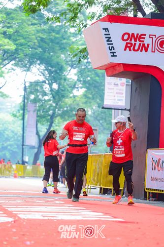 Race photo from ONE RUN 10K 2025