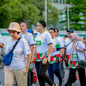 Race photo from WALK FOR PALESTINE